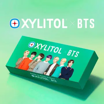 BTS LOTTE 자일리톨 프리미엄 보틀 특제 박스