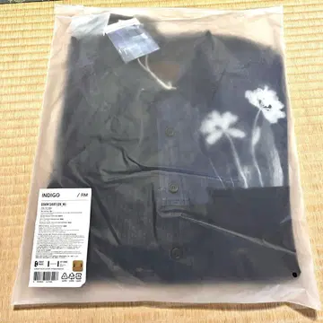 미사용 RM indigo 데님 긴팔 셔츠 denim shirt BTS