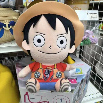 루피 봉제 인형 밀짚모자