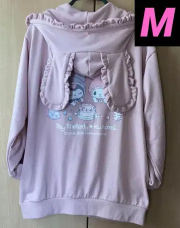 마이멜로디 여성용 후드티 귀 포함 M