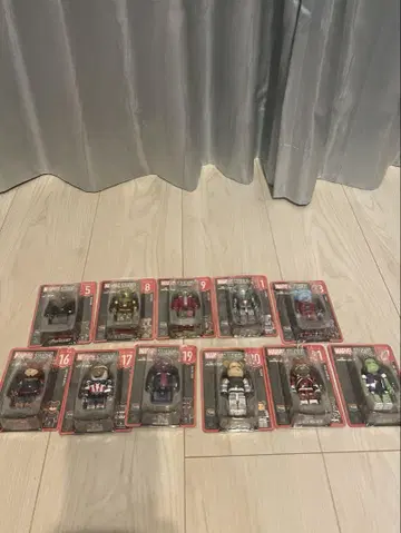 해피 복권 베어브릭 MARVEL BE@RBRICK 11종류