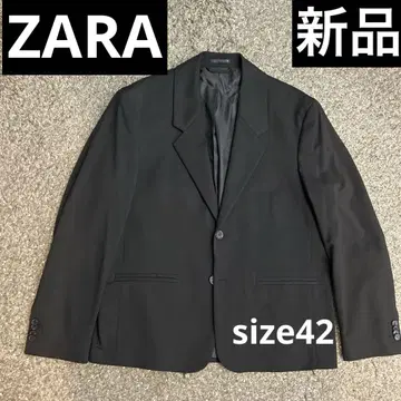 ZARA 남성용 테일러드 자켓 블랙 사이즈 42 (빅)