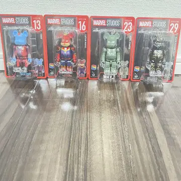 미개봉품 BE@RBRICK MARVEL STUDIOS 복권 4종 세트