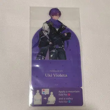 니지산지 EN 우키 비올레타 Noctyx 팝 스탠드 특전