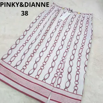 PINKY&DIANNE 38 체인 프린트 롱 스커트 미사용
