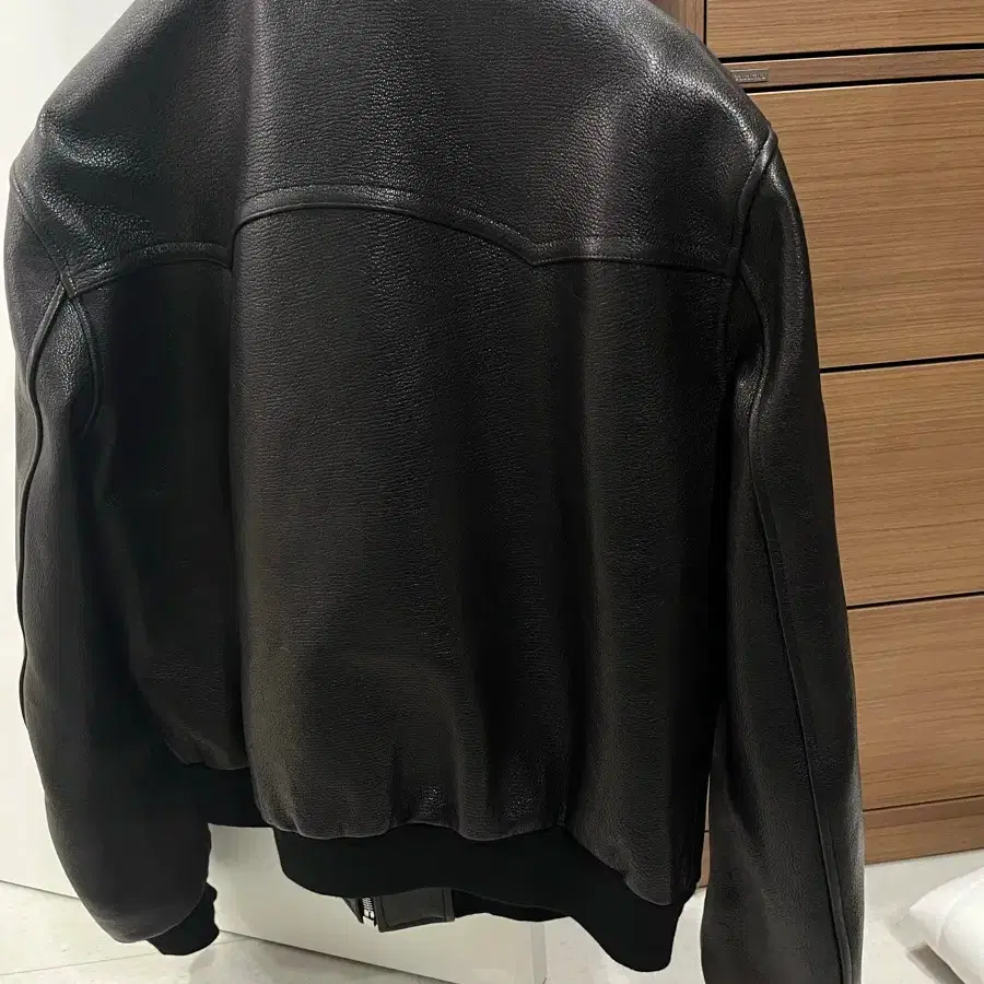ジャケット・アウター RECTO BEN GOAT LEATHER JUMPER sizeS BUNJANG] RECTO Ben Goat Leather Jumper Jacket / [새상품] 렉토 Ben