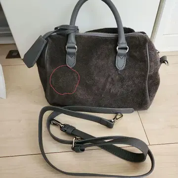 스웨이드 보스턴 백