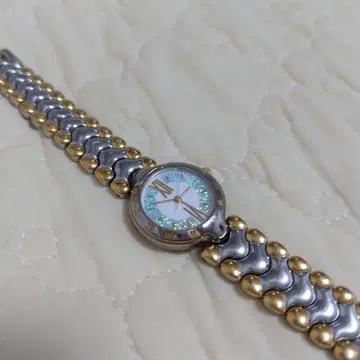 CYMA 434 골드&실버 아날로그 손목시계