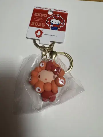 오사카 간사이 박람회 공식 먀쿠먀쿠 산리오 헬로키티 마스코트 키링
