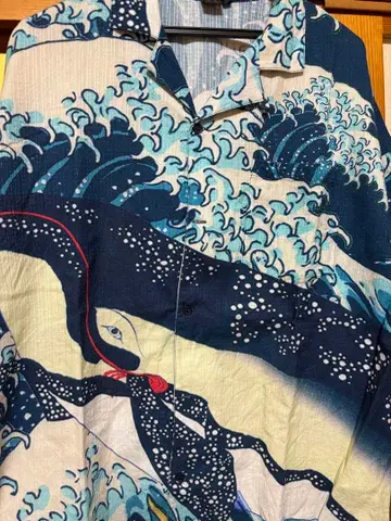 고래 고래 하와이안 셔츠 셋업