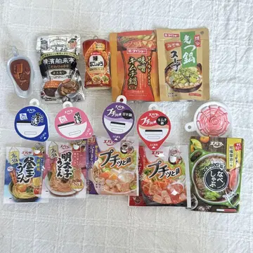 가챠가챠 에바라 다이쇼 기업 콜라보 식품계 세트