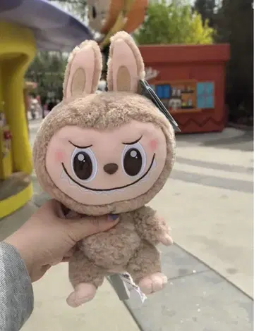 POPMART Labubu 봉제 인형 해외 낙원 한정판 브라운