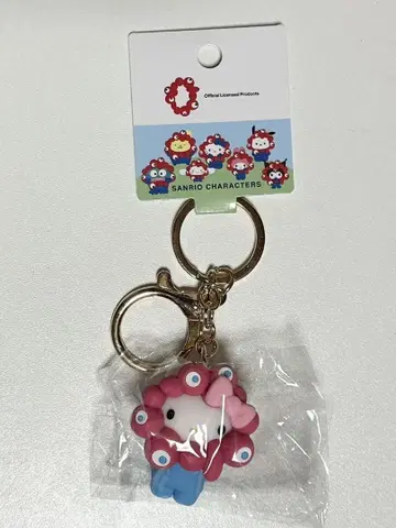 오사카 만박 산리오 캐릭터즈 미야쿠미야쿠 변신 입체 키링 키티