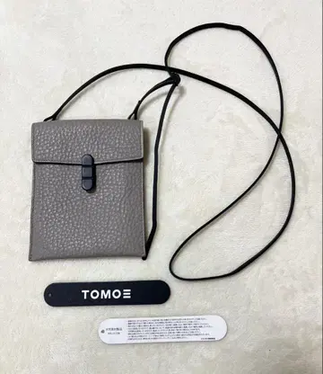 TOMOE 가죽 사코슈 숄더백