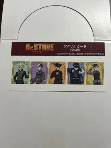 Dr.STONE 고딕 아크릴 카드 5종