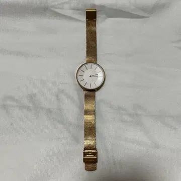 [ 박스 포함 ] SKAGEN 골드 메쉬 밴딩 수동 와인딩 시계