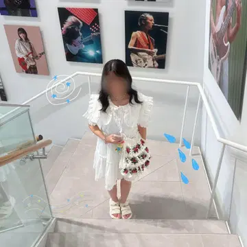 뱅글뱅글 프릴 칼라 미니 원피스 merry jenny