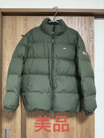 Tommy 다운 자켓 카키색