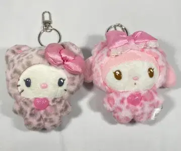 산리오 갸루곰 마스코트 키링 키티 마이멜로디 세트