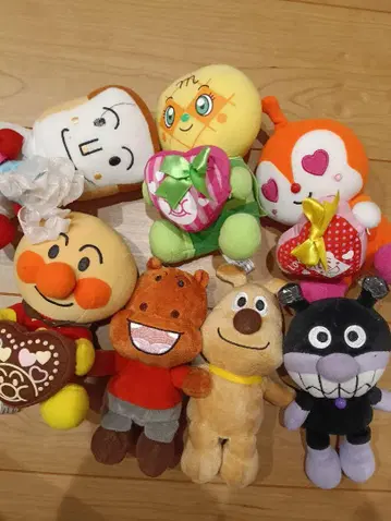 호빵맨 쁘띠 비즈 봉제 인형 묶음 판매