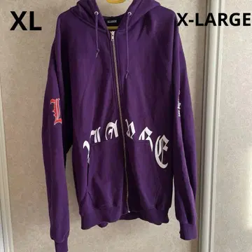 엑스라지 X-LARGE XL LL 남성용 보라색 퍼플 후드티