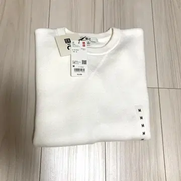 UNIQLO:C 스무스 코튼 크루넥 스웨터 M 미사용 새상품