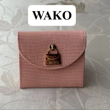 WAKO 코인 케이스 이단 접이식 지갑 동전 지갑 여성용 와코