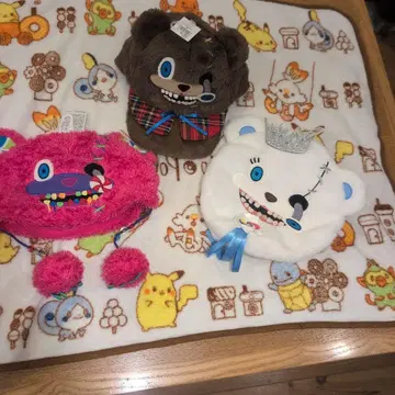 유니버셜 USJ 해밀턴 곰 서울 캔디 모자 3종 세트