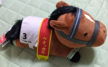 제74회 일본 더비 우오카호 봉제 인형 약 25cm