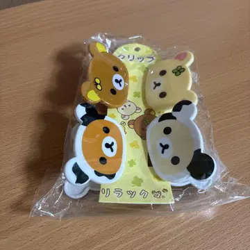 리락쿠마 코리락쿠마 클립 4종 세트