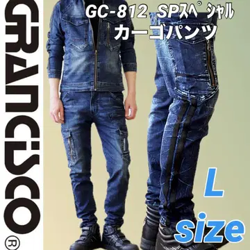 그랑시스코 데님 스트레치 카고 팬츠 GC-A812 SP L 사이즈