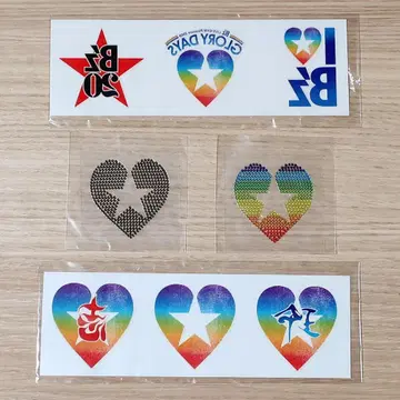 데코씰 B'z 전사씰 GLORY DAYS 타투씰 스티커