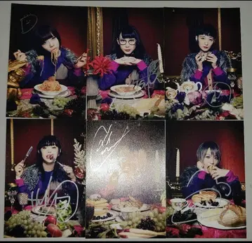 BiSH 엽서 전원 세트 친필 사인 무료배송 bn