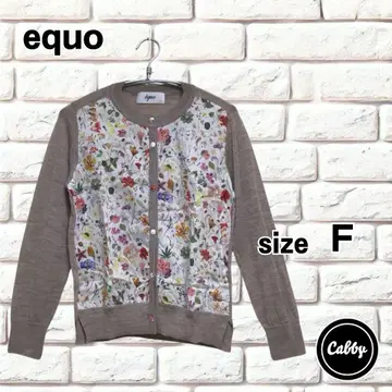 equo 리버티 도킹 가디건 라이트 베이지