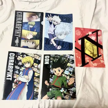 HUNTER x HUNTER 클리어 파일 5장 세트 곤 키루아 크라피카