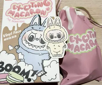 새상품 LABUBU Exciting Macaron Soymilk 소이밀크