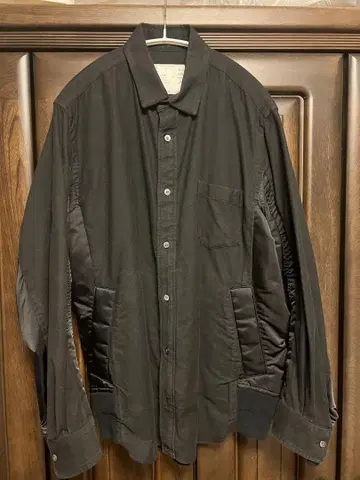 sacai Nylon Twill Cotton Shirt