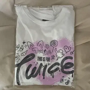 TWICE THIS IS FOR 투어 반팔 T셔츠 화이트 M