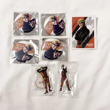 무대 NARUTO 나루토 캔뱃지 아크릴 스탠드 아크릴 카드