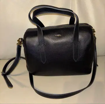 파슬 FOSSIL 핸드 숄더 백 블랙 미사용 새상품