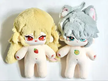 20cm 옷 갈아입기 봉제 인형 원신 카베 알하이탐 뼈 포함 2체 세트