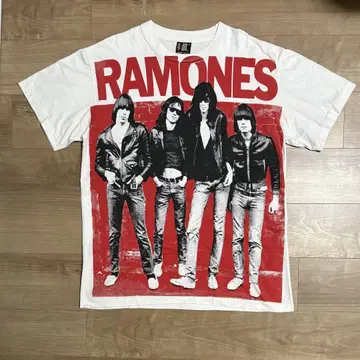 90s RAMONES 라모 양면 대형 프린트 T셔츠 giant
