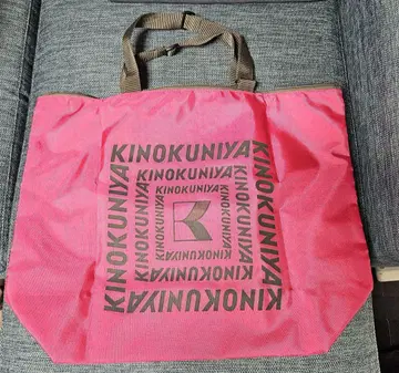 KINOKUNIYA 키이노쿠니야 집업 숄더백 에코백 로즈 핑크