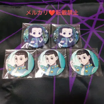 HUNTER x HUNTER 팝업 스토어 캔뱃지 5종 세트