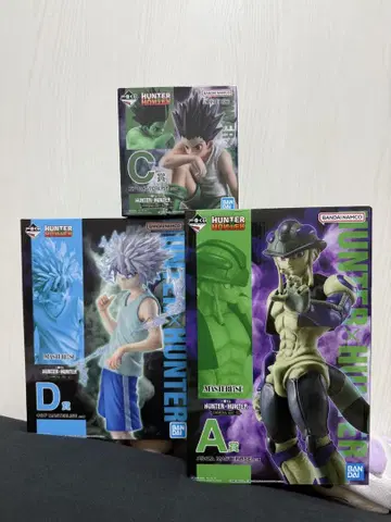 HUNTER x HUNTER 피규어 3체 세트