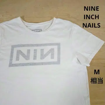 진품 NINE INCH NAILS 나인인치네일스 로고 공식 밴딩 티셔츠