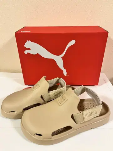 PUMA 푸마 남성용 시부이 뮬 샌들 베이지 23.0cm