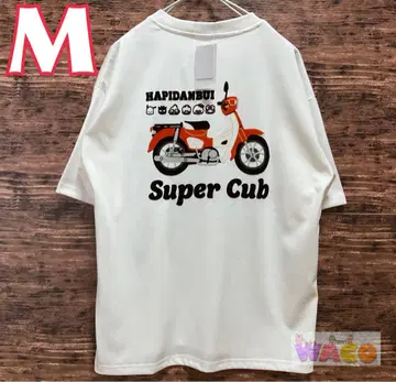 산리오 슈퍼커브 바이크 투어링 혼다 T셔츠 반팔 110cc