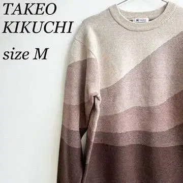 [ 새상품 ] tk.TAKEO KIKUCHI 그라데이션 니트 풀오버 M