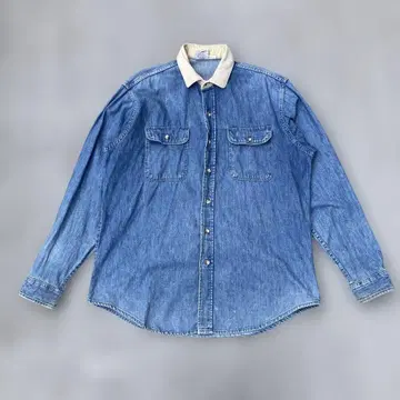 vintage Prentiss 데님 셔츠 긴팔 미국제 코듀로이 구제 의류